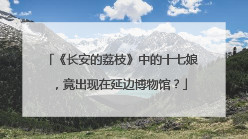 《长安的荔枝》中的十七娘，竟出现在延边博物馆？
