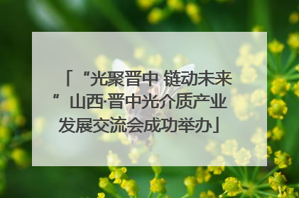 “光聚晋中 链动未来”山西·晋中光介质产业发展交流会成功举办