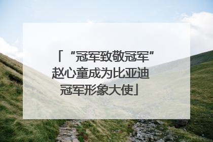 “冠军致敬冠军” 赵心童成为比亚迪冠军形象大使