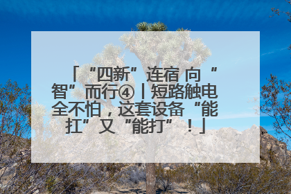 “四新”连宿 向“智”而行④丨短路触电全不怕，这套设备“能扛”又“能打”！