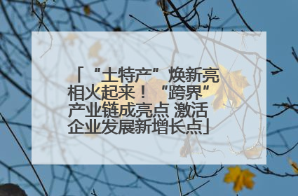 “土特产”焕新亮相火起来！“跨界”产业链成亮点 激活企业发展新增长点