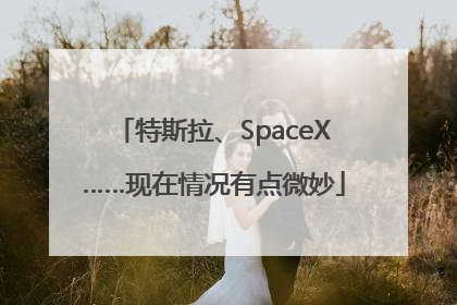特斯拉、SpaceX……现在情况有点微妙