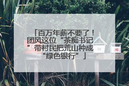 百万年薪不要了！团风这位“茶痴书记”带村民把荒山种成“绿色银行”