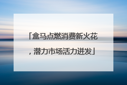 盒马点燃消费新火花，潜力市场活力迸发