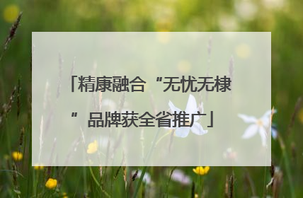 精康融合“无忧无棣”品牌获全省推广