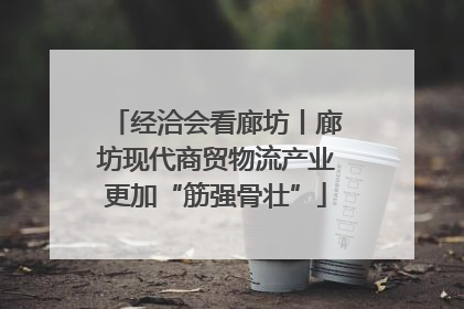 经洽会看廊坊丨廊坊现代商贸物流产业更加“筋强骨壮”