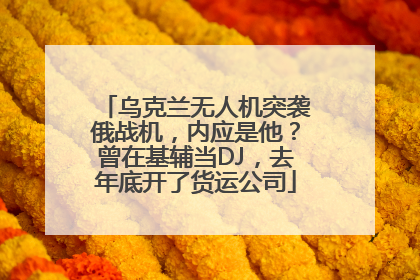 乌克兰无人机突袭俄战机，内应是他？曾在基辅当DJ，去年底开了货运公司