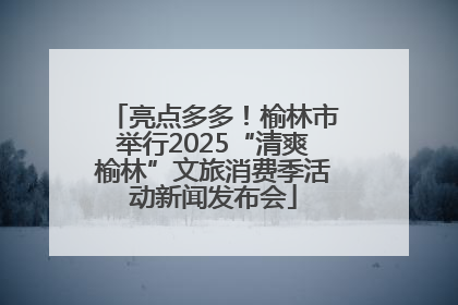 亮点多多！榆林市举行2025“清爽榆林”文旅消费季活动新闻发布会