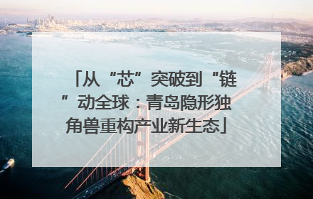 从“芯”突破到“链”动全球：青岛隐形独角兽重构产业新生态