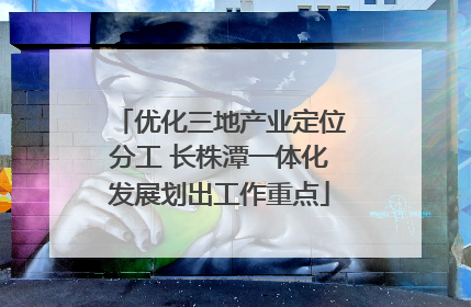 优化三地产业定位分工 长株潭一体化发展划出工作重点
