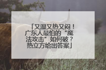 又湿又热又闷！广东人最怕的“魔法攻击”如何破？热立方给出答案