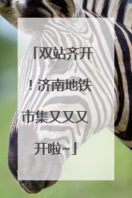 双站齐开！济南地铁市集又又又开啦~