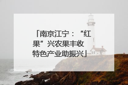 南京江宁：“红果”兴农果丰收 特色产业助振兴
