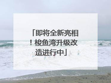 即将全新亮相！梭鱼湾升级改造进行中