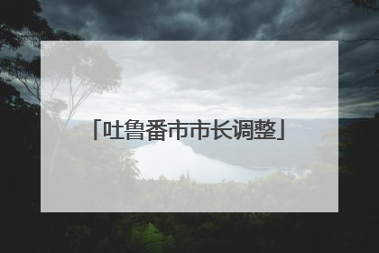 吐鲁番市市长调整