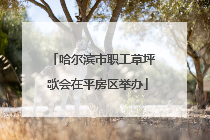 哈尔滨市职工草坪歌会在平房区举办