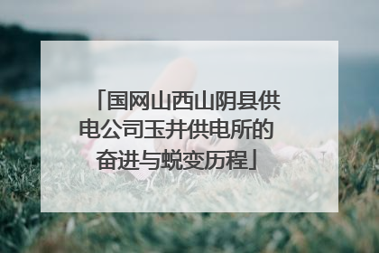 国网山西山阴县供电公司玉井供电所的奋进与蜕变历程