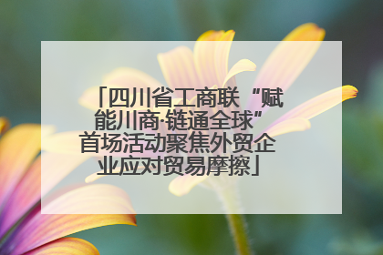 四川省工商联“赋能川商·链通全球”首场活动聚焦外贸企业应对贸易摩擦