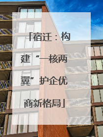 宿迁：构建“一核两翼”护企优商新格局