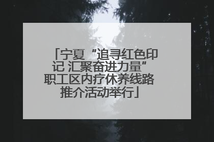 宁夏“追寻红色印记 汇聚奋进力量”职工区内疗休养线路推介活动举行