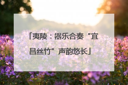 夷陵：器乐合奏“宜昌丝竹”声韵悠长