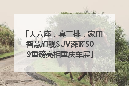 大六座，真三排，家用智慧旗舰SUV深蓝S09重磅亮相重庆车展
