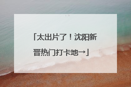 太出片了！沈阳新晋热门打卡地→