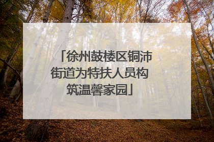 徐州鼓楼区铜沛街道为特扶人员构筑温馨家园
