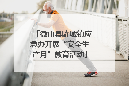 微山县驩城镇应急办开展“安全生产月”教育活动