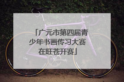 广元市第四届青少年书画传习大赛在旺苍开赛