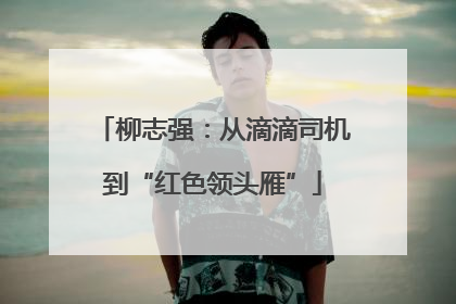 柳志强：从滴滴司机到“红色领头雁”