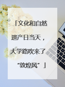 文化和自然遗产日当天，大学路吹来了“敦煌风”