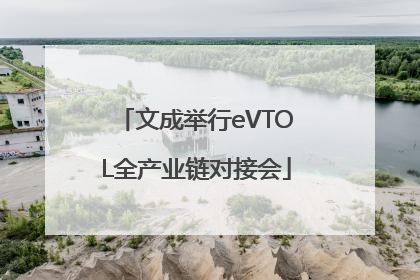 文成举行eVTOL全产业链对接会