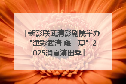 新影联武清影剧院举办“津彩武清 嗨一夏”2025消夏演出季