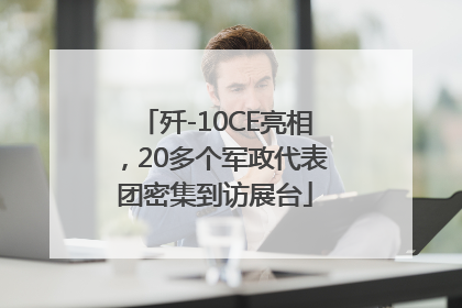 歼-10CE亮相，20多个军政代表团密集到访展台