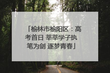 榆林市榆阳区：高考首日 莘莘学子执笔为剑 逐梦青春