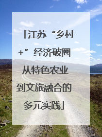 江苏“乡村+”经济破圈 从特色农业到文旅融合的多元实践