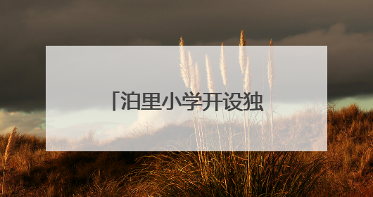 泊里小学开设独轮车特色课程，助学生全面发展