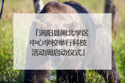 涡阳县闸北学区中心学校举行科技活动周启动仪式