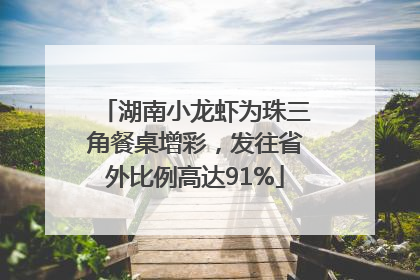 湖南小龙虾为珠三角餐桌增彩，发往省外比例高达91%