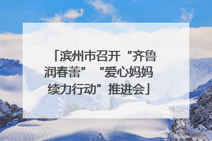 滨州市召开“齐鲁润春蕾”“爱心妈妈续力行动”推进会