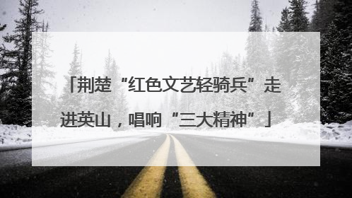 荆楚“红色文艺轻骑兵”走进英山，唱响“三大精神”
