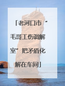 老河口市“毛哥工伤调解室”把矛盾化解在车间