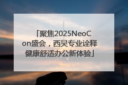 聚焦2025NeoCon盛会，西昊专业诠释健康舒适办公新体验