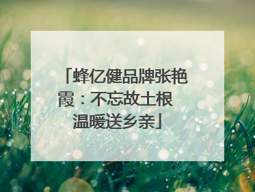 蜂亿健品牌张艳霞：不忘故土根 温暖送乡亲