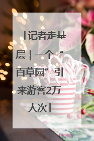 记者走基层｜一个“百草园”引来游客2万人次