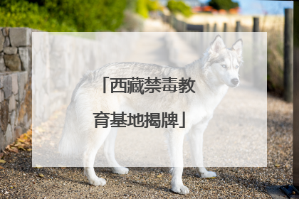 西藏禁毒教育基地揭牌