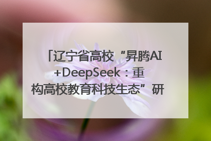 辽宁省高校“昇腾AI+DeepSeek：重构高校教育科技生态”研讨会在沈阳成功举办