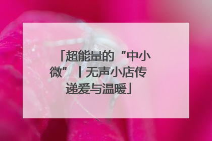 超能量的“中小微”丨无声小店传递爱与温暖