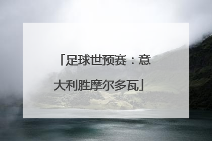 足球世预赛：意大利胜摩尔多瓦